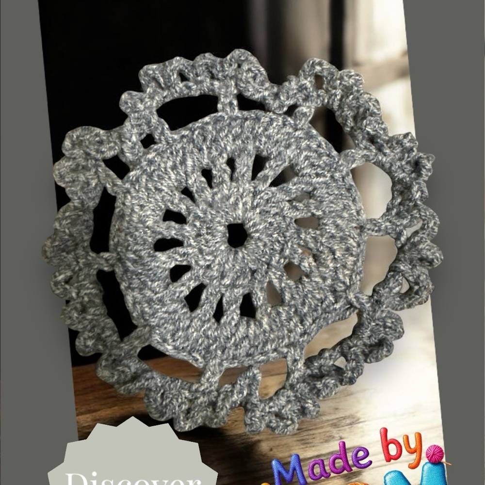 Elegant Gray Decorative Accent Piece